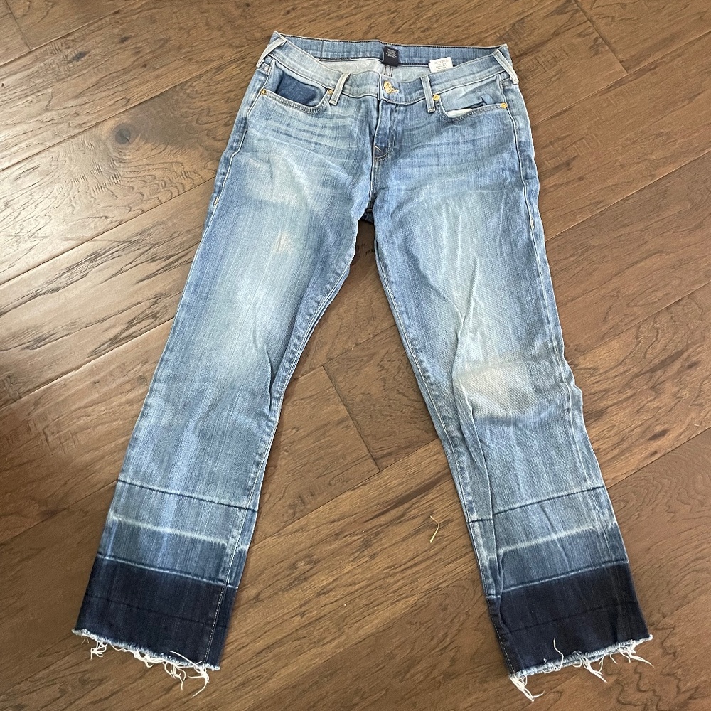 True religion cropped jeans